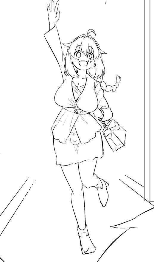 出勤のときは気合いを入れているお洋服のけい子おねぃさん🌽 