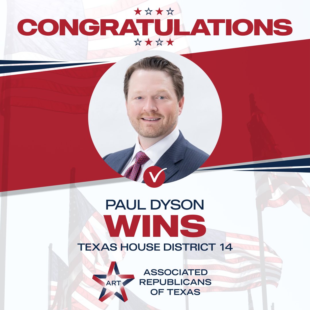 Congratulations! <a href="/PaulDysonTX/">Paul Dyson</a>