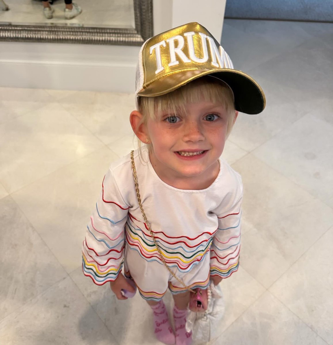 Carolina is ALL IN for Grandpa 🇺🇸