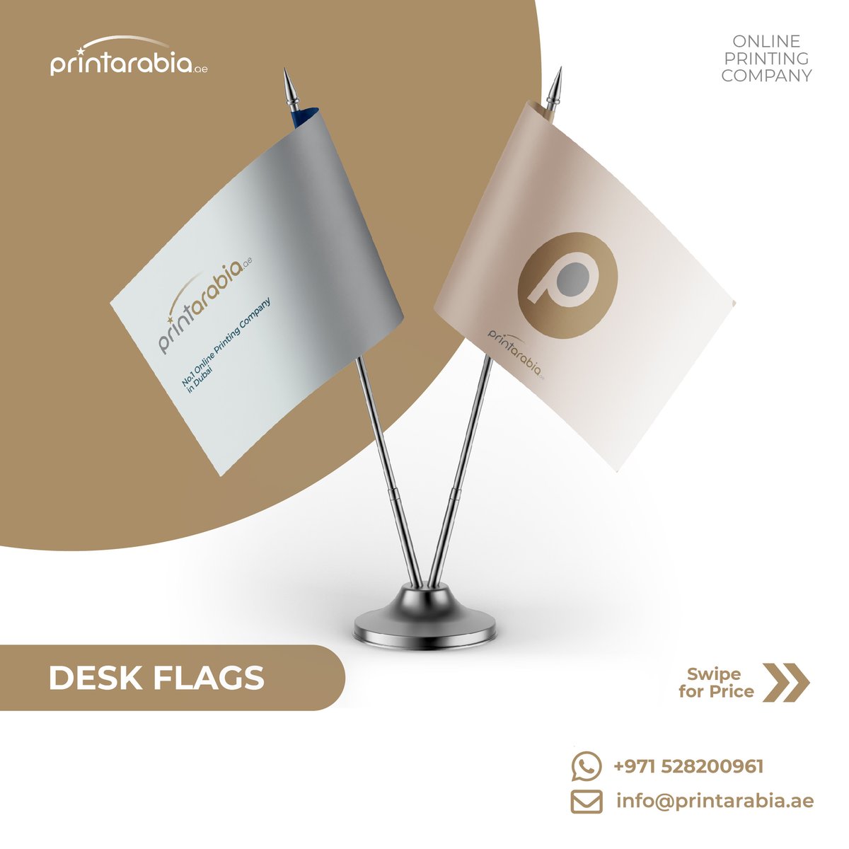 printarabia's tweet image. Desk flags from Print Arabia

Print Arabia is your premier printing and design partner based in vibrant Dubai.

Contact us:
Whatsapp: +971 528200961
Email: info@printarabia.ae 

#deskflag #flag #tableflag  ##dubai #onlineprinting #dubaiprinting