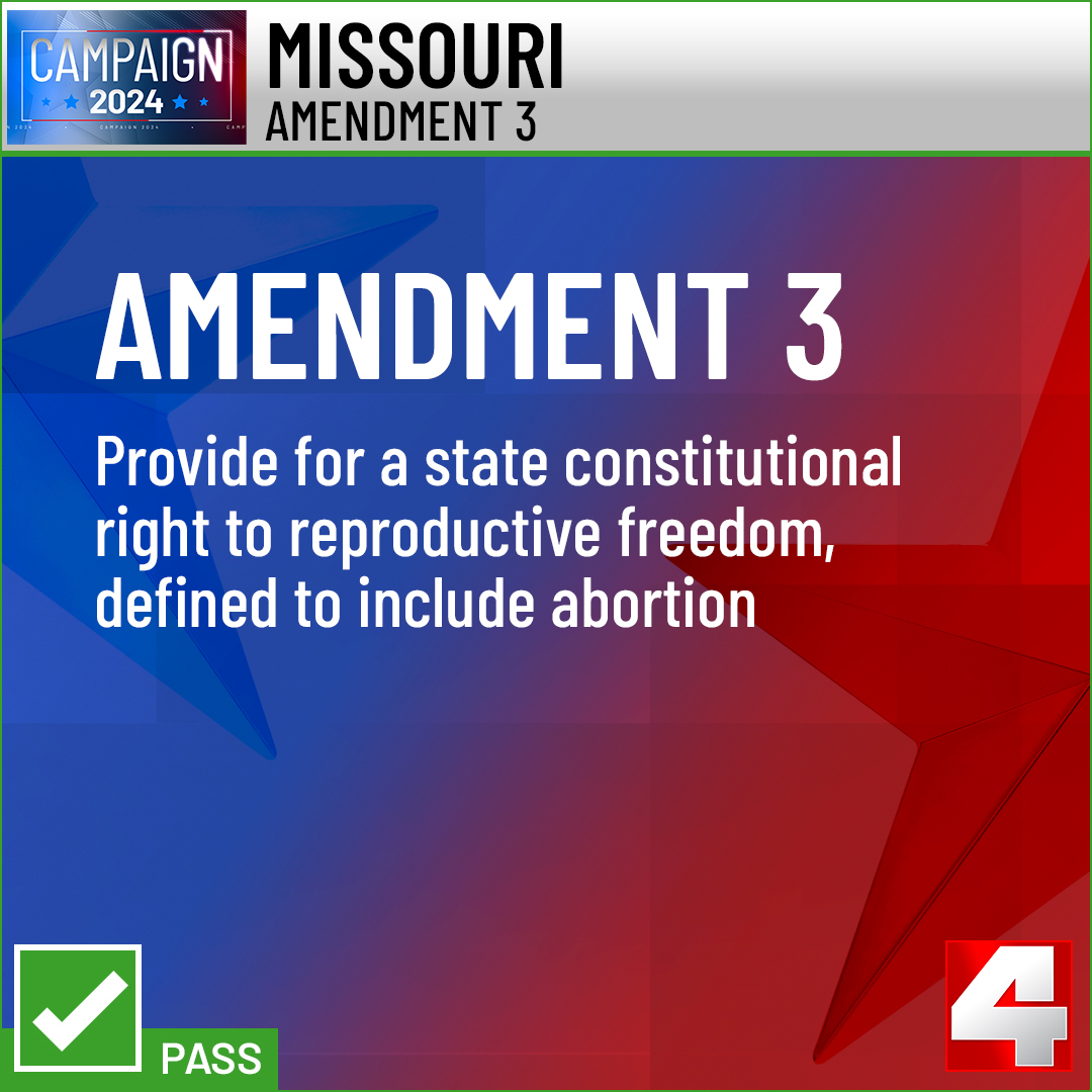 KMOV (@kmov) on Twitter photo Amendment 3 has passed in Missouri according to the Associated Press. Amendment 3 has passed in Missouri according to the Associated Press.