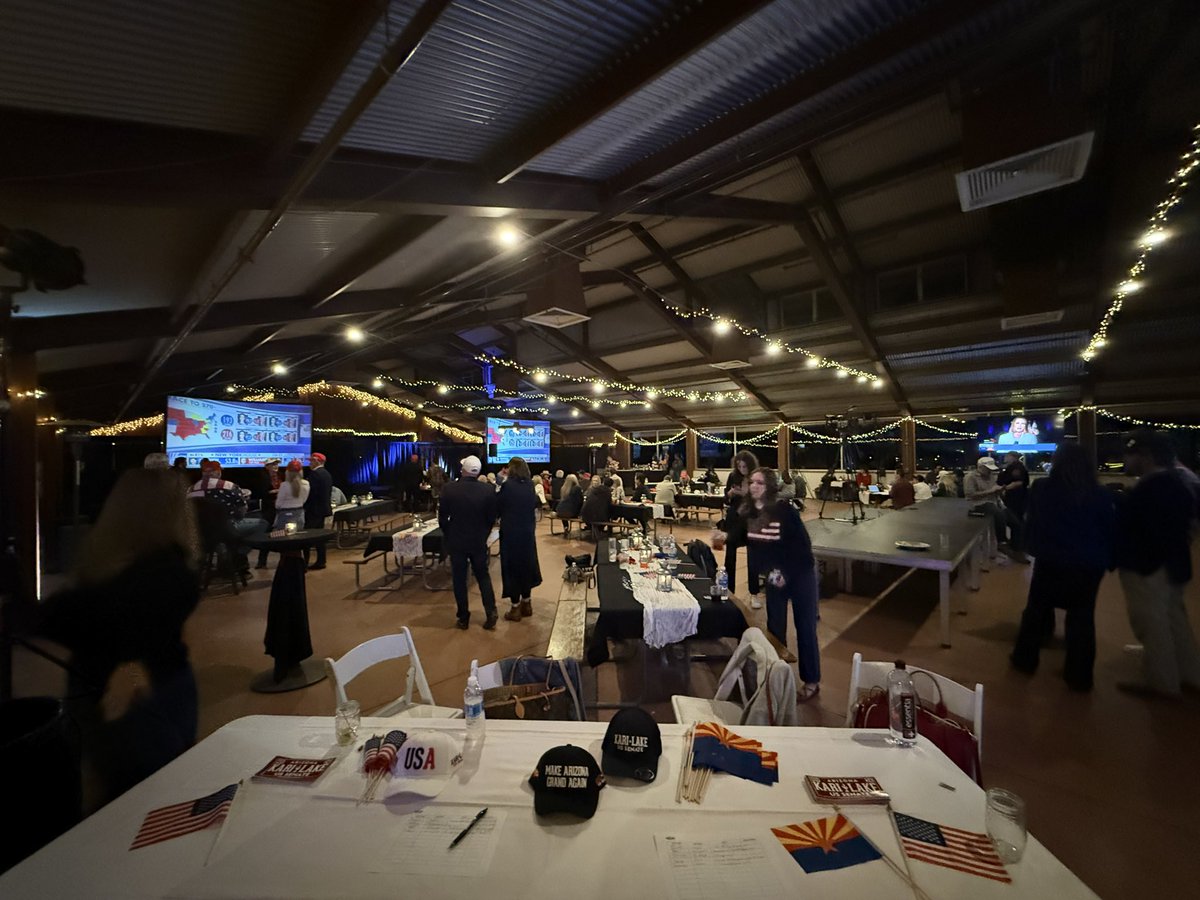 daviivers's tweet photo. Popped into Kari Lakes election watch party. Incredibly sullen. 50 people maybe? More staff and AZ rangers there. I decided to get the rattlesnake instead. https://t.co/dS0P6fin9i
