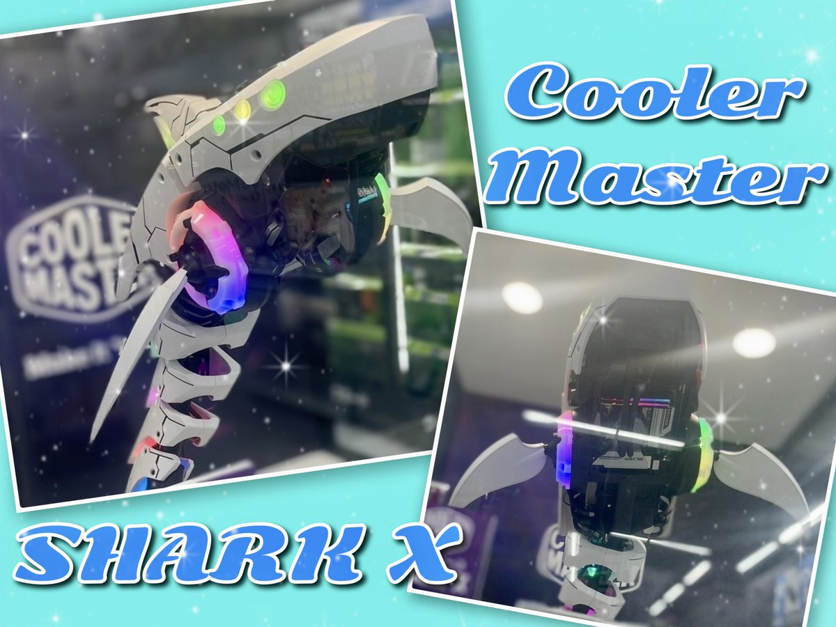 CoolerMaster から発売中✨ サメ型PCケース『Shark X』をご紹介