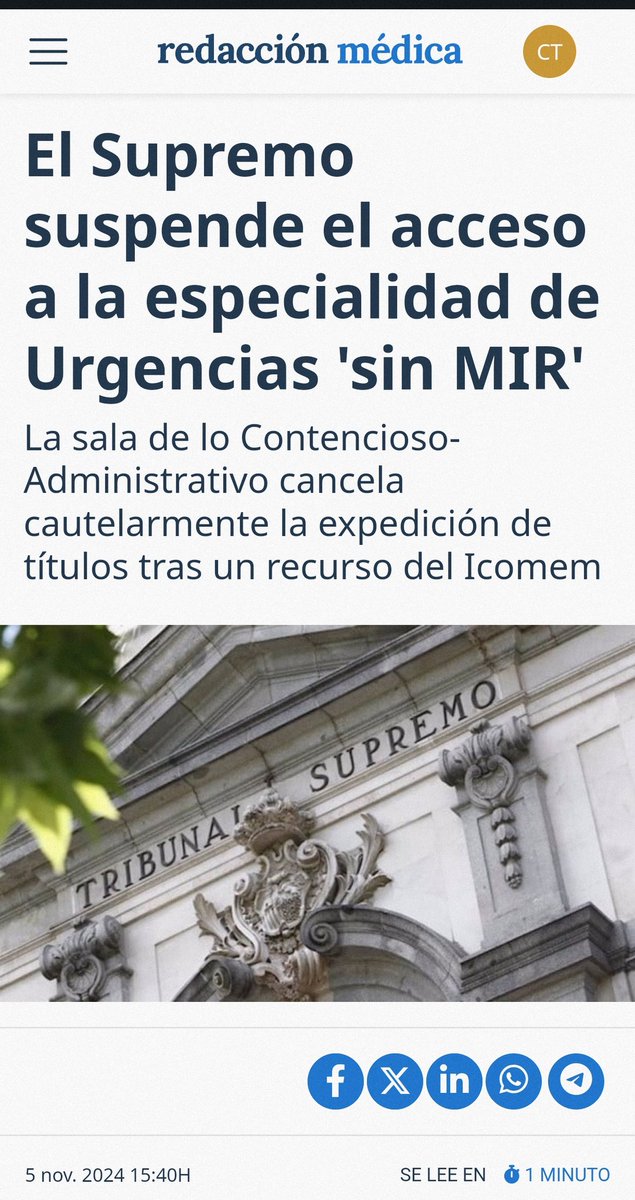 Claudio Triay (@claudiotriay) on Twitter photo Cuando el interés de unos pocos perjudica a muchos.
Abro el debate:
¿ Se tendría que permitir acreditar a los centros privados los servicios prestados en los Servicios de Urgencias o sólo debería autorizarse su reconocimiento en los centros públicos?
<a href="/tvazlim/">Tato Vázquez Lima</a> <a href="/TomasToranzo1/">Tomas Toranzo Cepeda</a> Cuando el interés de unos pocos perjudica a muchos.
Abro el debate:
¿ Se tendría que permitir acreditar a los centros privados los servicios prestados en los Servicios de Urgencias o sólo debería autorizarse su reconocimiento en los centros públicos?
<a href="/tvazlim/">Tato Vázquez Lima</a> <a href="/TomasToranzo1/">Tomas Toranzo Cepeda</a>