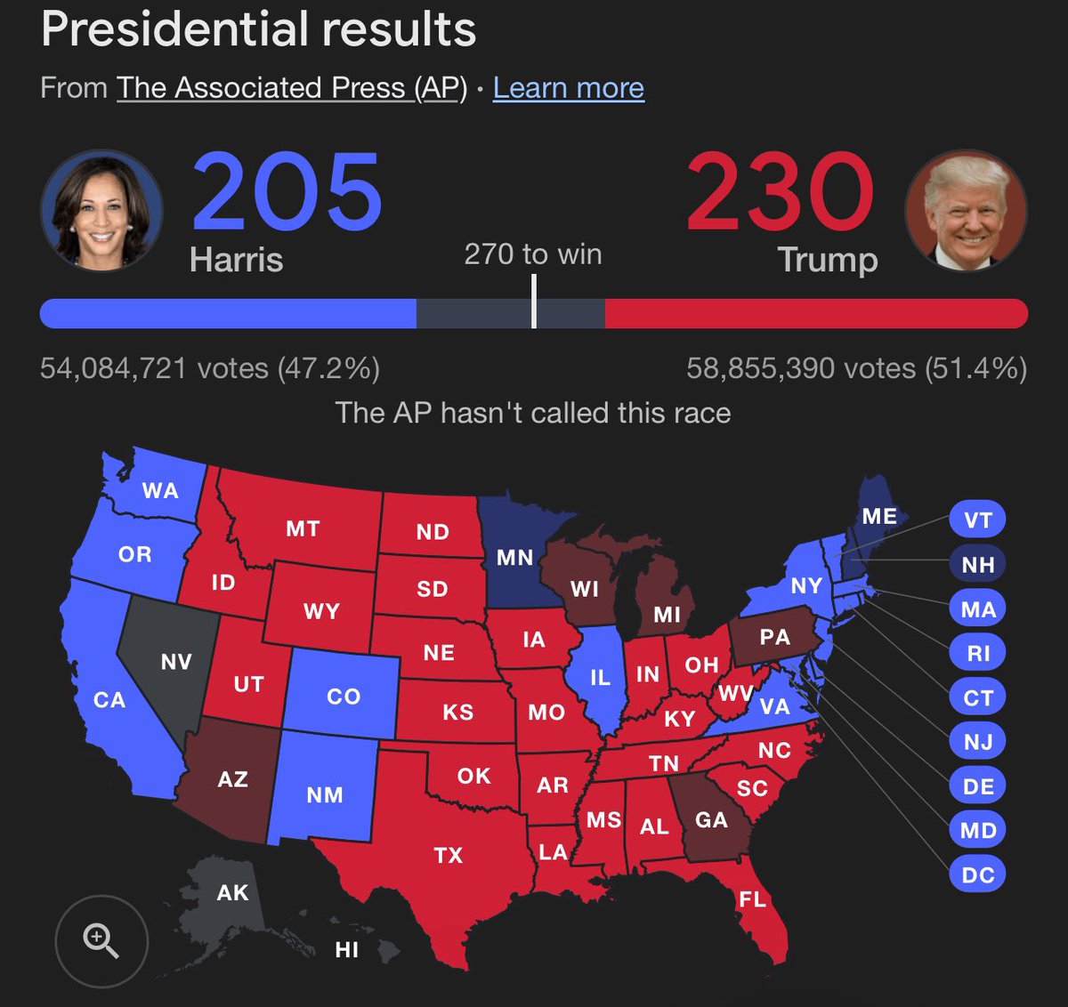 ItsAHippie's tweet photo. Will she concede tonight? Think it would be the right thing to do? Remember it hurt for Hillary to not speak the night of. 
#Election2024 #ElectionDay #vote #Vote2024 https://t.co/4jjUsxhwQO