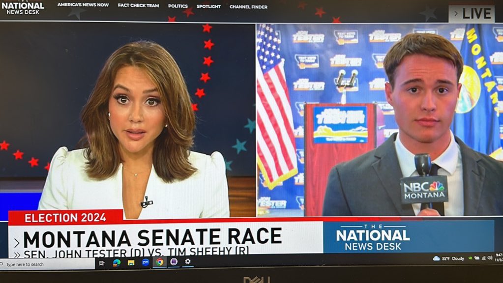 Kylie Gibson (@kylienbcmt) on Twitter photo <a href="/JacobNBCMT/">Jacob Owens</a> going national AGAIN!
Talking <a href="/SenatorTester/">Archive: Senator Jon Tester</a> & @SheehyforMT race.
All your election coverage on <a href="/NBCMontana/">NBC Montana</a> all night long. <a href="/JacobNBCMT/">Jacob Owens</a> going national AGAIN!
Talking <a href="/SenatorTester/">Archive: Senator Jon Tester</a> & @SheehyforMT race.
All your election coverage on <a href="/NBCMontana/">NBC Montana</a> all night long.