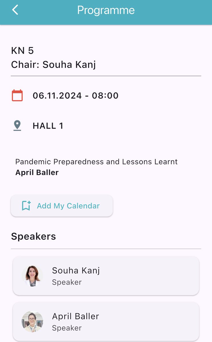 ISAC_world's tweet photo. 🌟Last day | 33 ICC 🌟
It may be the final day of the #ICC2024 but we still have a packed programme for you including the final keynote lectures by 2 experts:
Emerging anti fungal resistance
Sevtap Arikan Akdagli
Pandemic preparedness and lessons learned
April Baller
#33icc https://t.co/tdzhgDTjYO