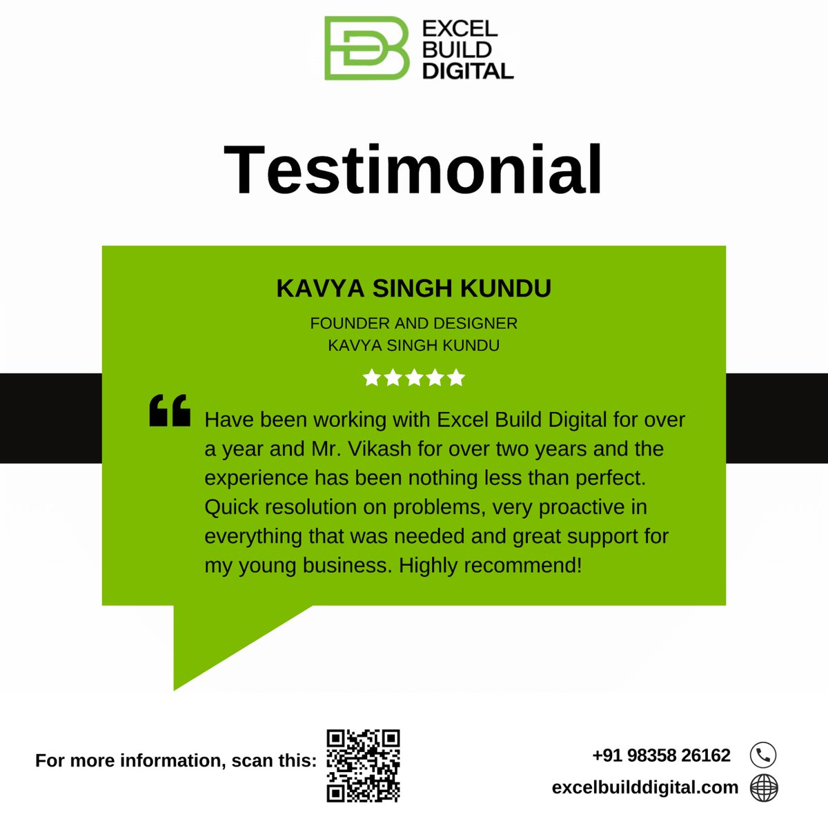 XcelBuild's tweet image. Ever wondered how we create stunning websites? Take a peek at our design process! Meet our talented team of web experts, dedicated to delivering exceptional results.

#excelbuilddigital #testimonial #clientreview #happyclient #feedback #SuccessStory