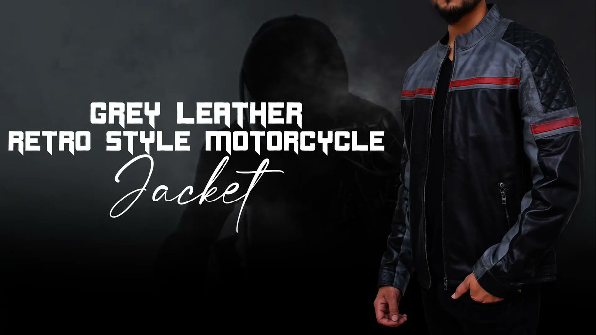 peter_sign's tweet image. Elevate your ride with the Grey Retro Motorcycle Jacket. Classic style, modern comfort! 🏍️🖤

🔗 Shop Now petersign.com/products/david…

#motorcyclestyle #retrojacket #petersign