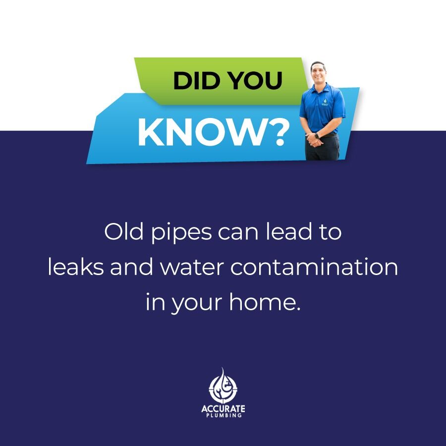 accurateplmbing's tweet photo. Did you know? 
💧 Old, corroded pipes can cause leaks and even affect your water quality. Don’t let outdated plumbing put your home at risk.
📞 Call (713)-817-3977 to explore repiping options.

#OldPipes #WaterQuality #PlumbingMaintenance #AccuratePlumbing https://t.co/tfaAxoSZu8