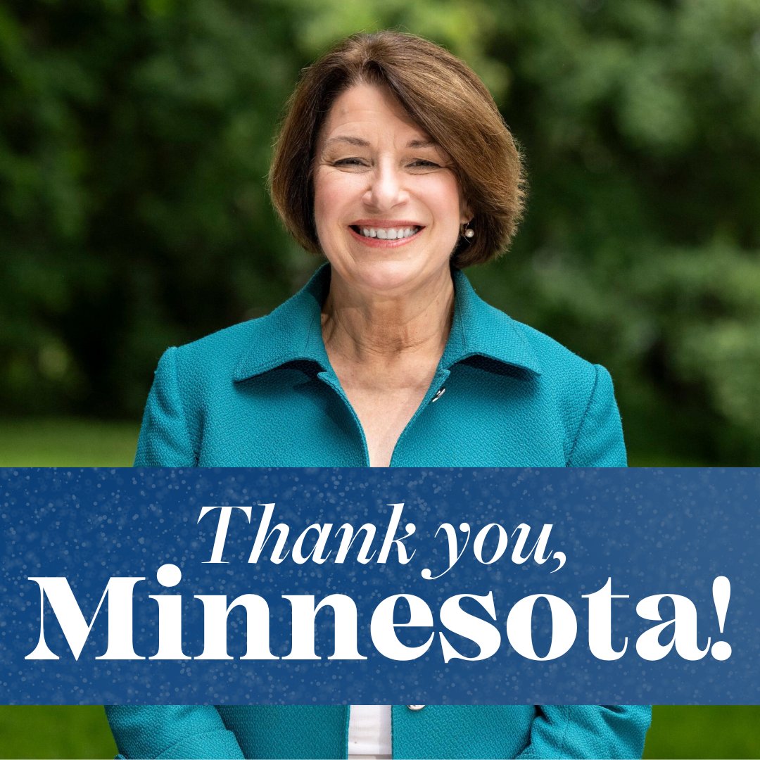 Amy Klobuchar tweet media