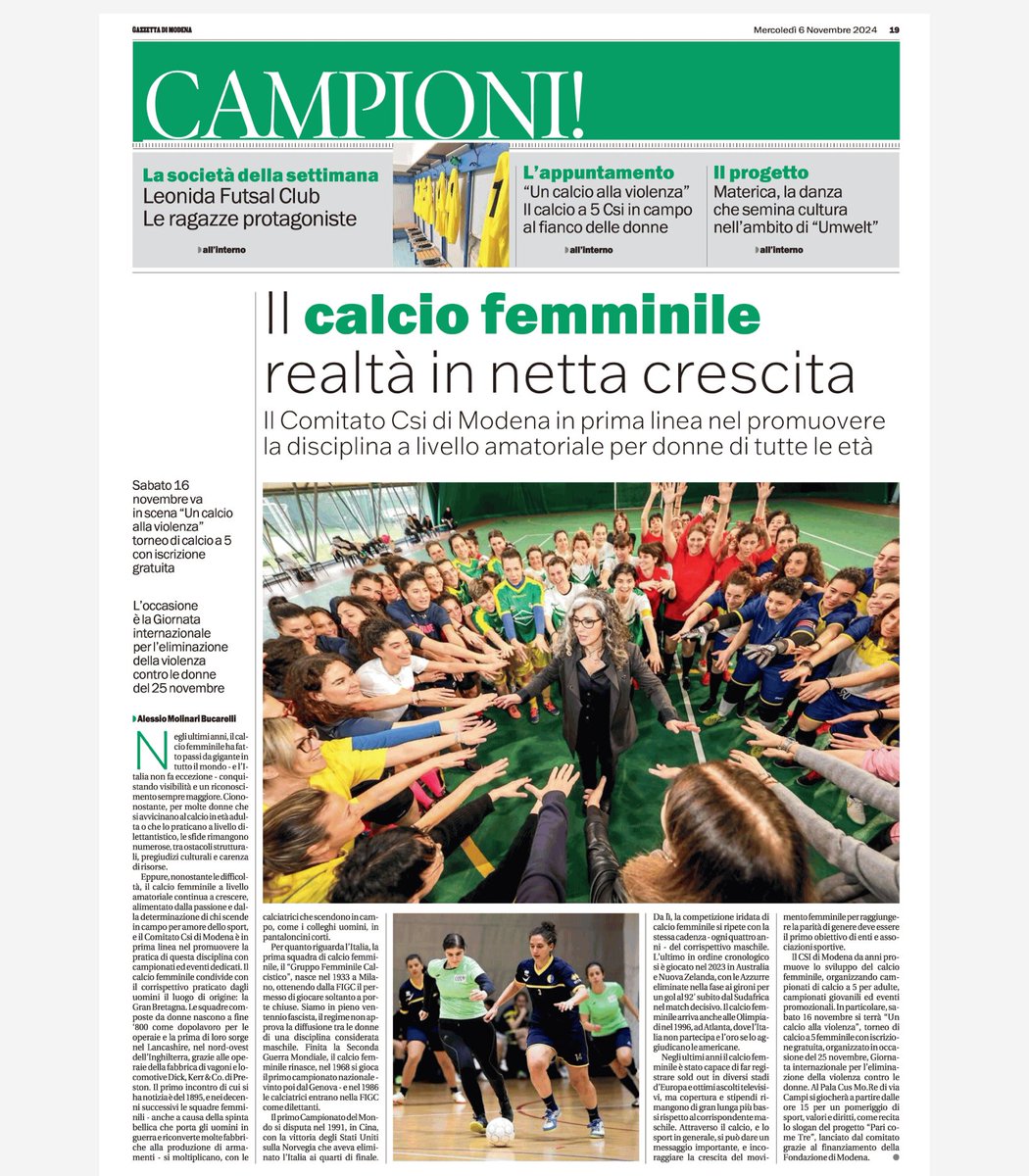 gazzettamodena's tweet image. #Buongiorno a tutti dalla #GazzettadiModena La #primapagina della @gazzettamodena pronta in #edicola e in edizione digitale da sfogliare su smartphone, tablet  e pc Oggi con l’ inserto CAMPIONI! webreader-prd.saegroup.abinsula.com/LGD