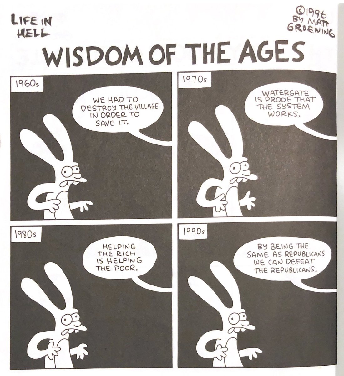 mrthelazyone's tweet image. Groening nailing it almost 30 years ago.