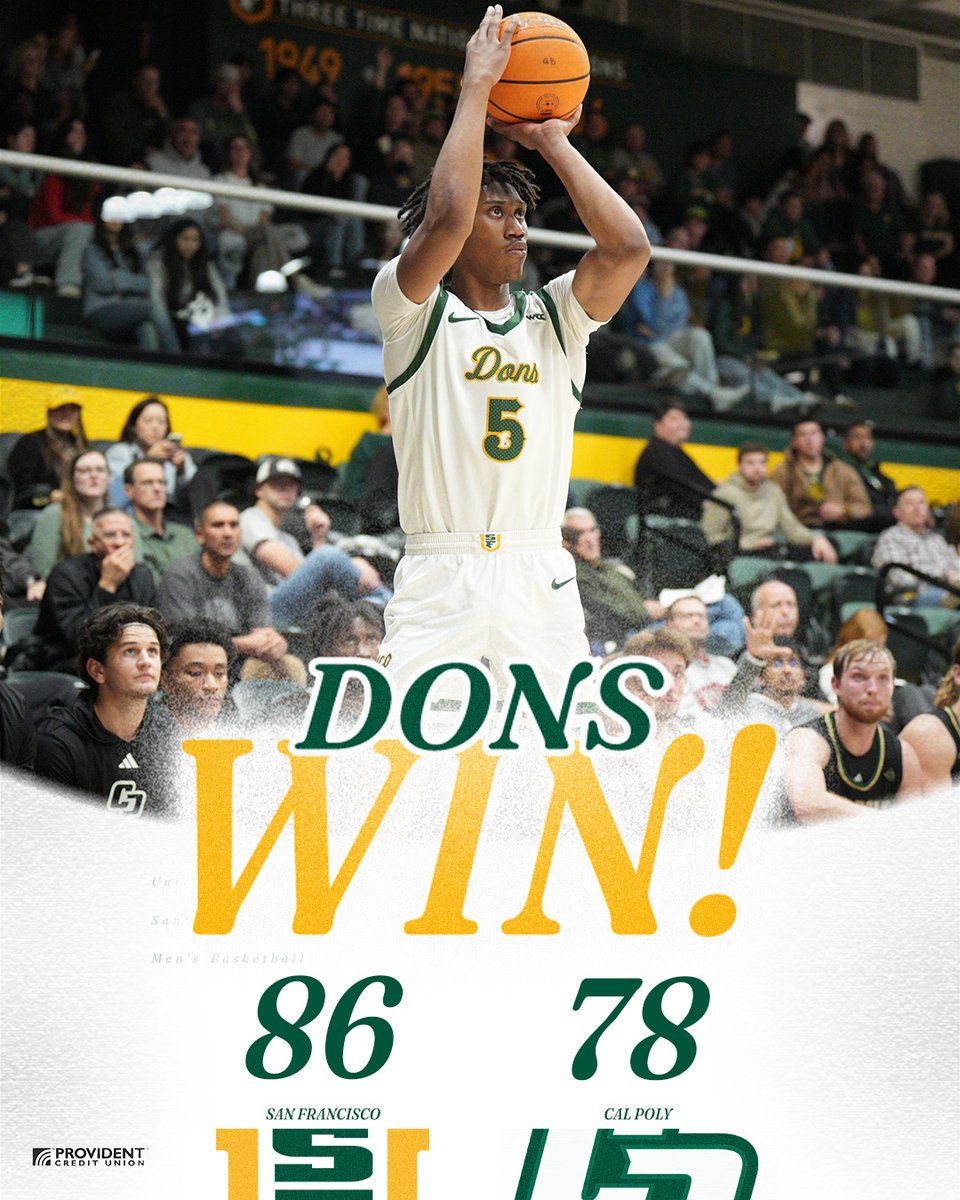 DONS WIN 🗣️

#USFDons | #WCChoops