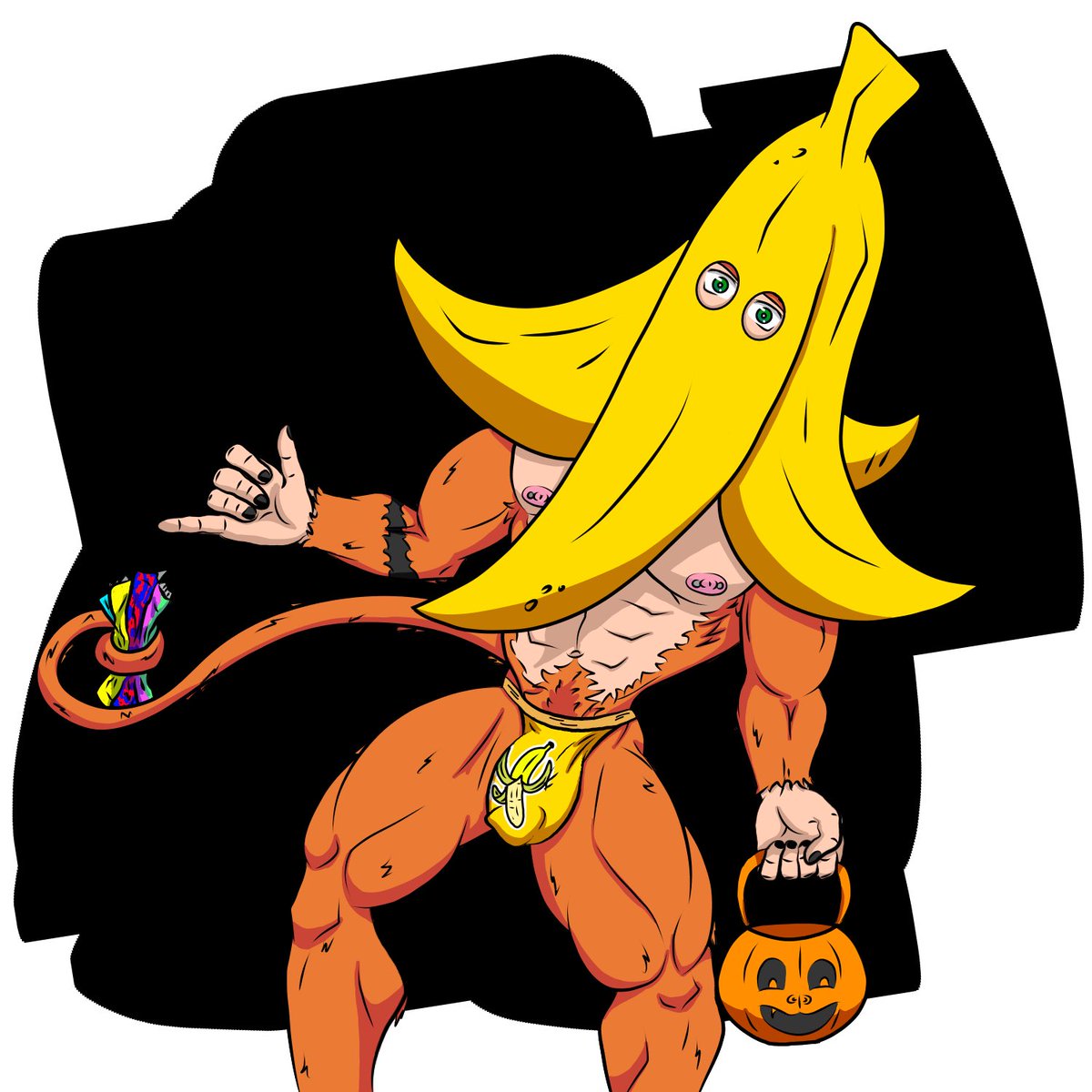mawnimrod's tweet photo. A little late but I was on vacation with my husband.
This is Buddy’s attempt of a ghost banana.
.
.
#furry #furryart #furryartist #bara #digitalart #gayart #baraartist https://t.co/3ej1BTWoXn