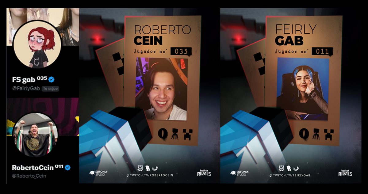 TndenciaStream's tweet photo. "Mis papis"

Porque RobertoCein y FeirlyGab se combinaron y pusieron los numeritos del otro para los Squid Craft Games. https://t.co/cDJEhxInd7