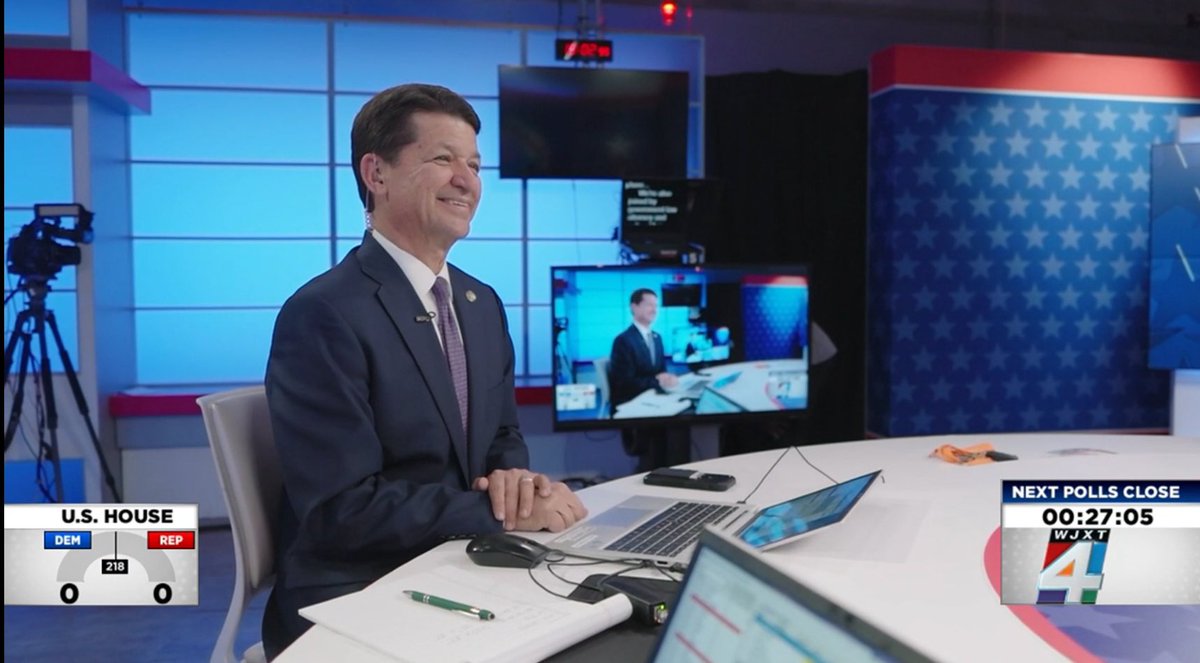 You can stream live election night coverage with political analysis from JU Public Policy Executive Director Rick Mullaney on News4Jax.com