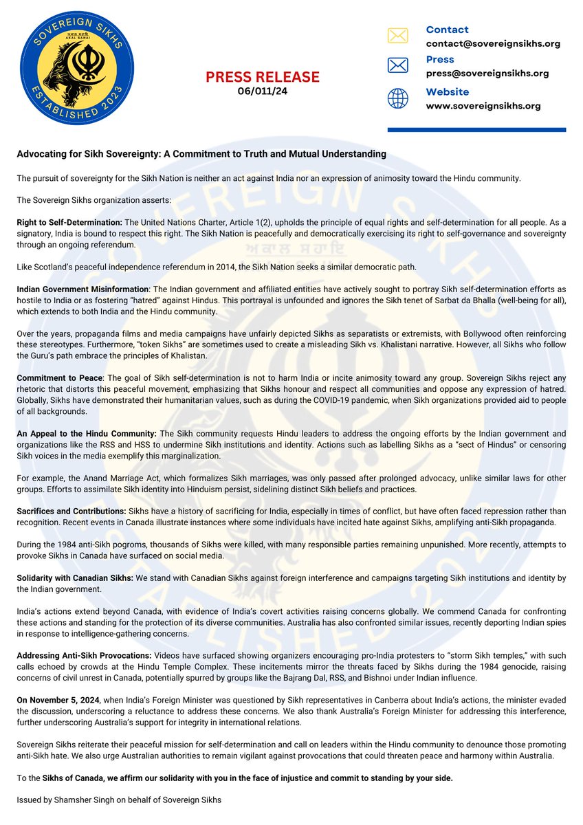 Sovereign Sikhs tweet media