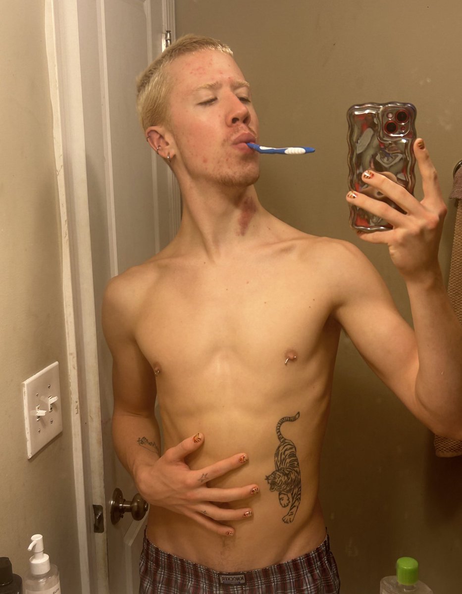 Okay. My nails match my tattoo