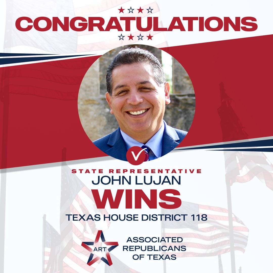 Congratulations! <a href="/LujanForTX/">John Lujan</a>