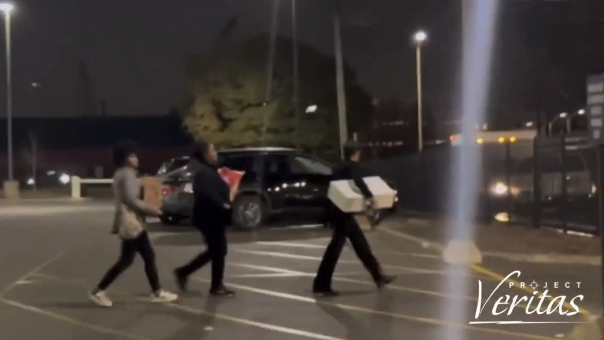 MattWallace888's tweet photo. Why are boxes of ballots still arriving to Detroit’s Bureau of Elections via cars with California plates at 11pm? (Per @Project_Veritas) https://t.co/1qvaGXJfuS