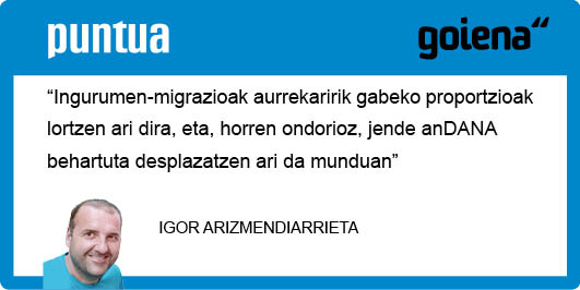 #PuntuaIritziak Igor Arizmendiarrieta: "DANA delakoa" goiena.eus/komunitatea/ia…