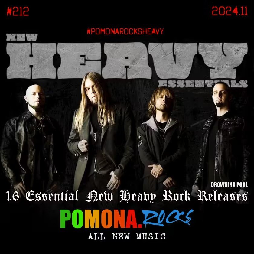 Now at go.pomona.rocks/212
More new heavy rock releases for November 2024. Featuring new music from cover stars THE DROWNING POOL, plus STARCRAZY, JULIET’S NOT DEAD, TEXAS HIPPIE COALITION, COMA HOLE, HERIOT, RIMBACHER, COMA HOLE, BLACK NOTE GRAFFITI and more.