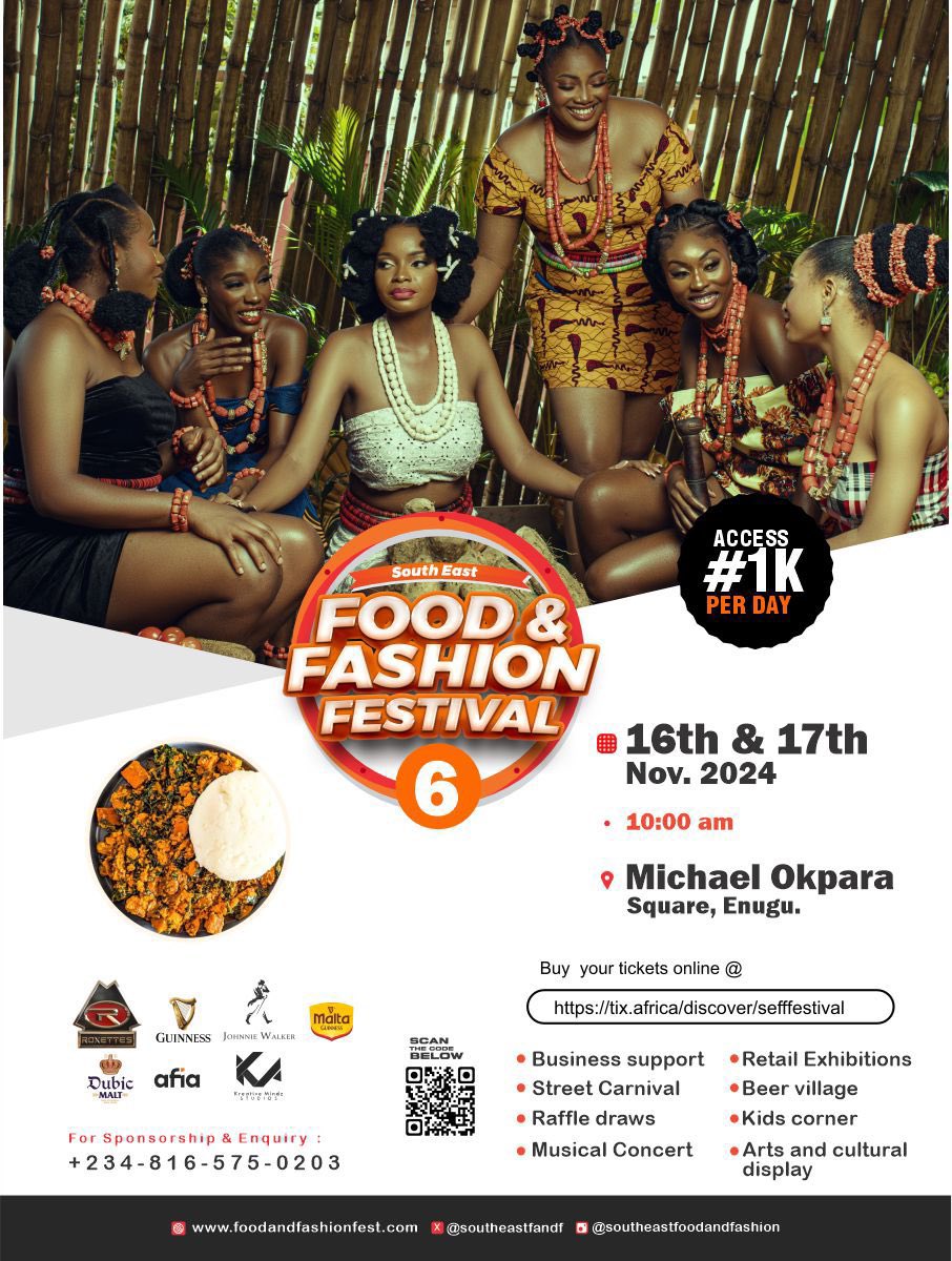 edechiene's tweet photo. Last year, I volunteered as a photographer for #SoutheastFoodAndFashionFest, and it was colourful.
I know that #SEFF24 will beat last year's glamour. Don't miss it. https://t.co/njeOtAbKXd