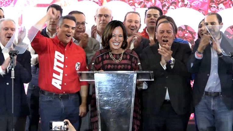GevyJeans's tweet photo. 🚨 UltimoMinuto | Con 5 millones 456 mil 319 votos, Alito Moreno, Marko Cortés y Jesús Zambrano declaran ganadora a Kamala Harris. https://t.co/dfJs6S1H4b