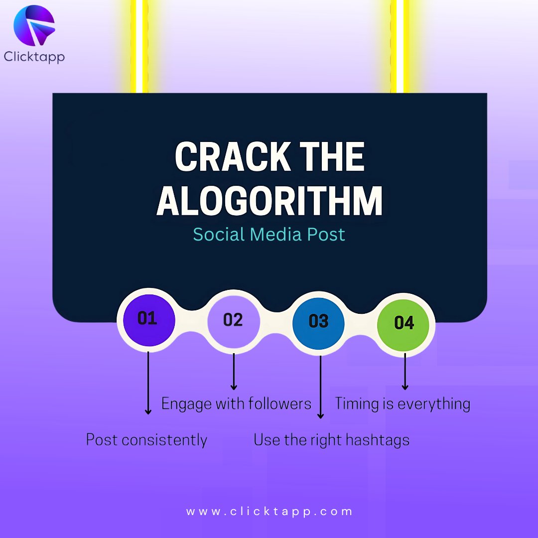 ClicktappM's tweet image. Boost your reach with these simple algorithm hacks! 💡📈

#socialmediamarketing #socialmediaalgorithm #smm #smmtips #tipsandtricks #post #postoftheday #like #viral #wednesday #boost #rank #top #besttips #socialmedia #smmmarketing #socialmediamarketing #clicktappdigitalmedia