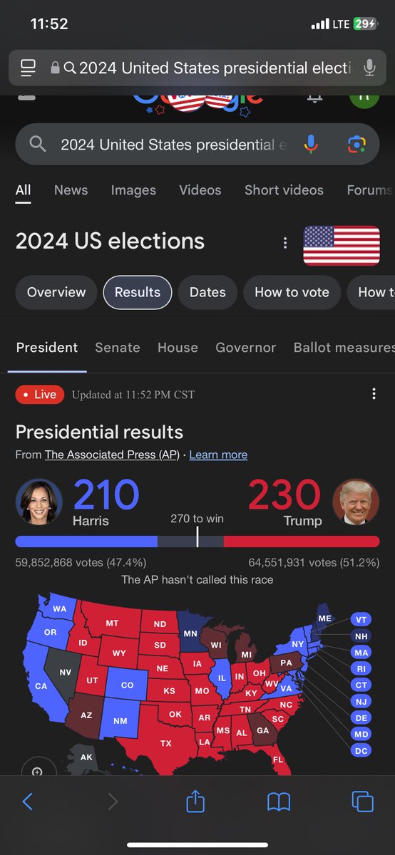 Kind of funny <a href="/Google/">Google</a> hasn’t updated there map for Trump and GA