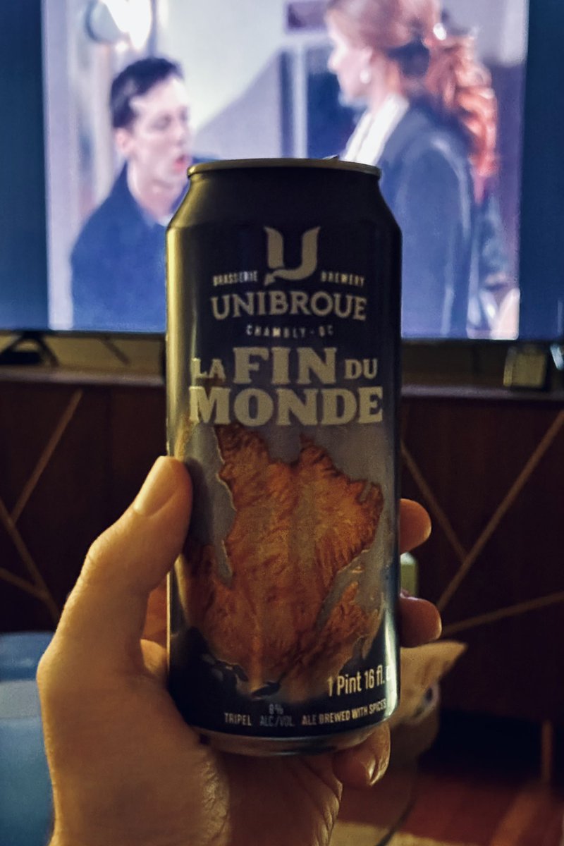 I chose the right beer for tonight!