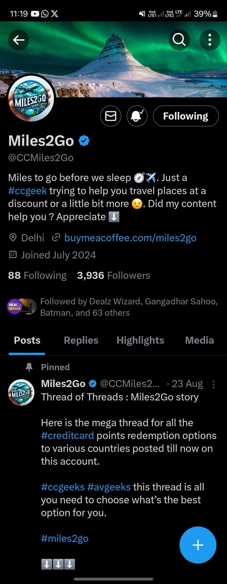 banerjee_05's tweet photo. @CCMiles2Go @RakshitSomani Thanks dear @CCMiles2Go &amp; @RakshitSomani brother for this super awesome giveaway  😍🙏
Wish to win 😌 🤞 

#ccgeeks  #GiveawayAlerts #Miles2Go #ccgeek #CreditCard #AvGeek

Tag
@gulshanswami2 
@preety_j789 https://t.co/8r51iIvAn1