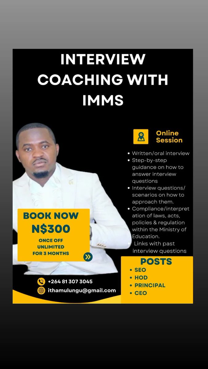 Your coach for all promotional posts in teaching service is just a call away 🤙