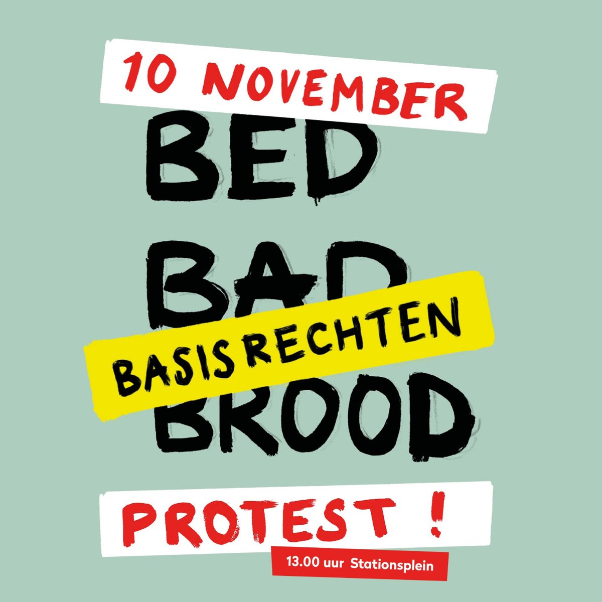 DenHaagBIJ1's tweet photo. Rotterdam dreigt te stoppen met de bed-bad-broodregeling. Zonder deze regeling belanden ongedocumenteerden op straat.

A.s. Zondag zijn we in Rotterdam om duidelijk te maken dat we niemand in de steek laten. Bed-bad-brood moet blijven!

10 november, 13:00, Stationsplein Rotterdam https://t.co/4JgmQ3jFLO
