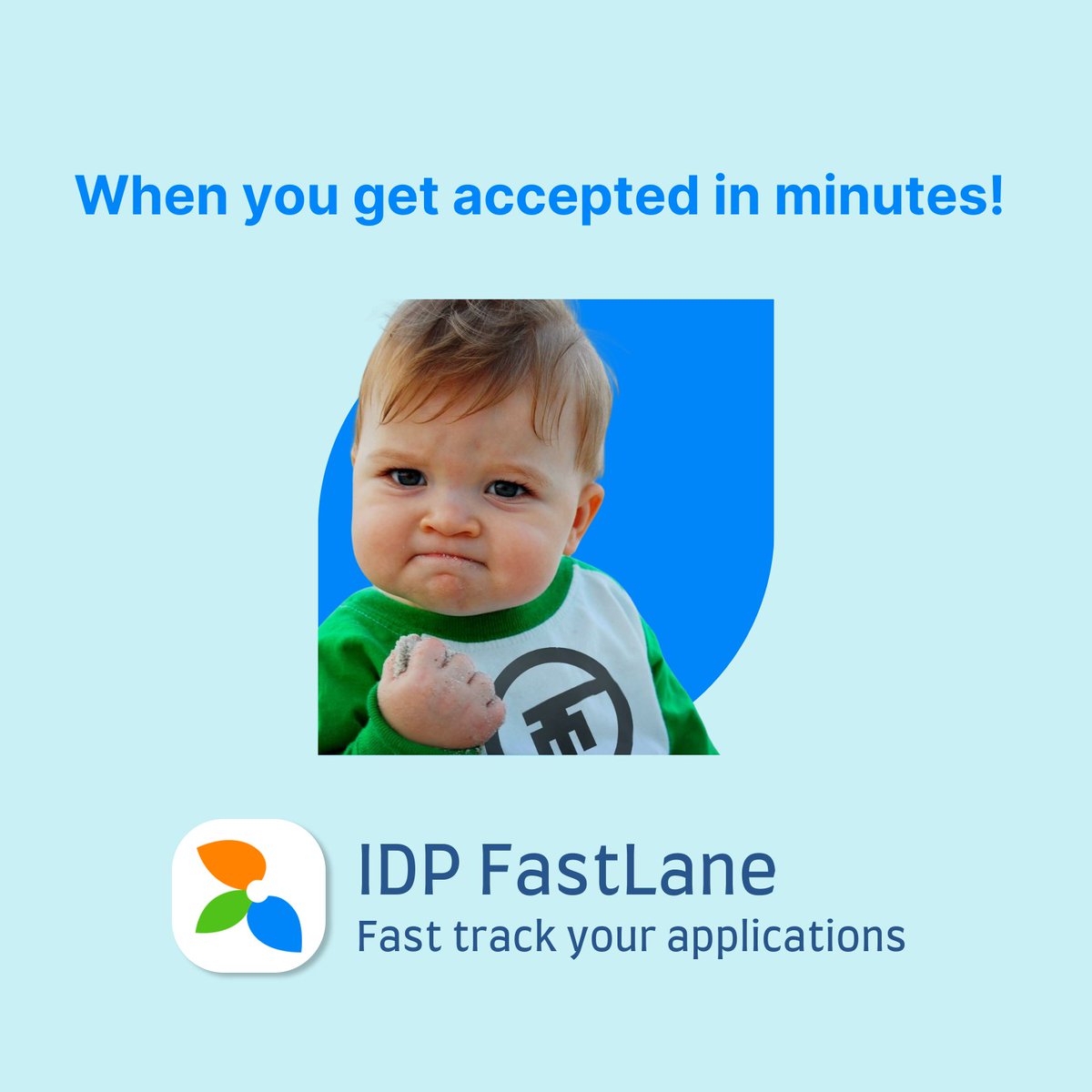 IdpOman's tweet image. That feeling when you hit ‘Apply’ and get accepted in minutes! 🚀✨ 

Fast-track your study dreams with #IDPFastLane. Ready to make your success moment happen? 💪 

#StudyAbroad #InstantOffers #IDPEducation