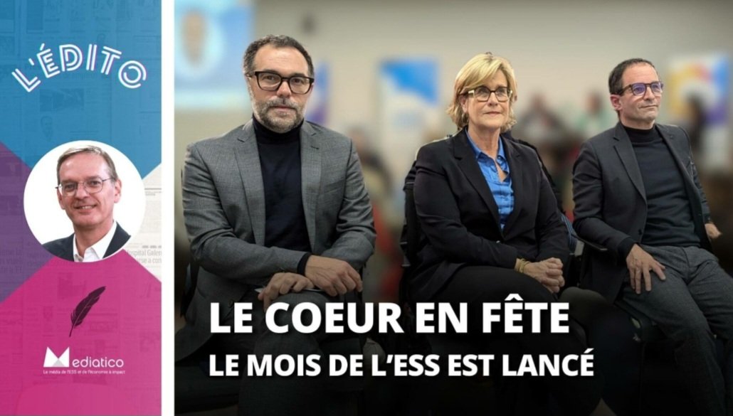 [#Ess - ❤️🥳] <a href="/MEDIATICO_FR/">MEDIATICO</a> #fvuillod : Édito | Le cœur est à la fête, le @Mois_Ess / #MoisEss24 est lancé ! 🚀 ➡️ mediatico.fr/le-coeur-est-a… cc <a href="/ESS_France/">ESS France</a> @BenoitHamon <a href="/antoinedetourne/">Antoine Détourné</a> <a href="/Magueur/">Michel JEZEQUEL</a> <a href="/junique_s/">Stéphane Junique</a> <a href="/MaximeBaduel/">Maxime Baduel</a> @MAPoussier ⤵️