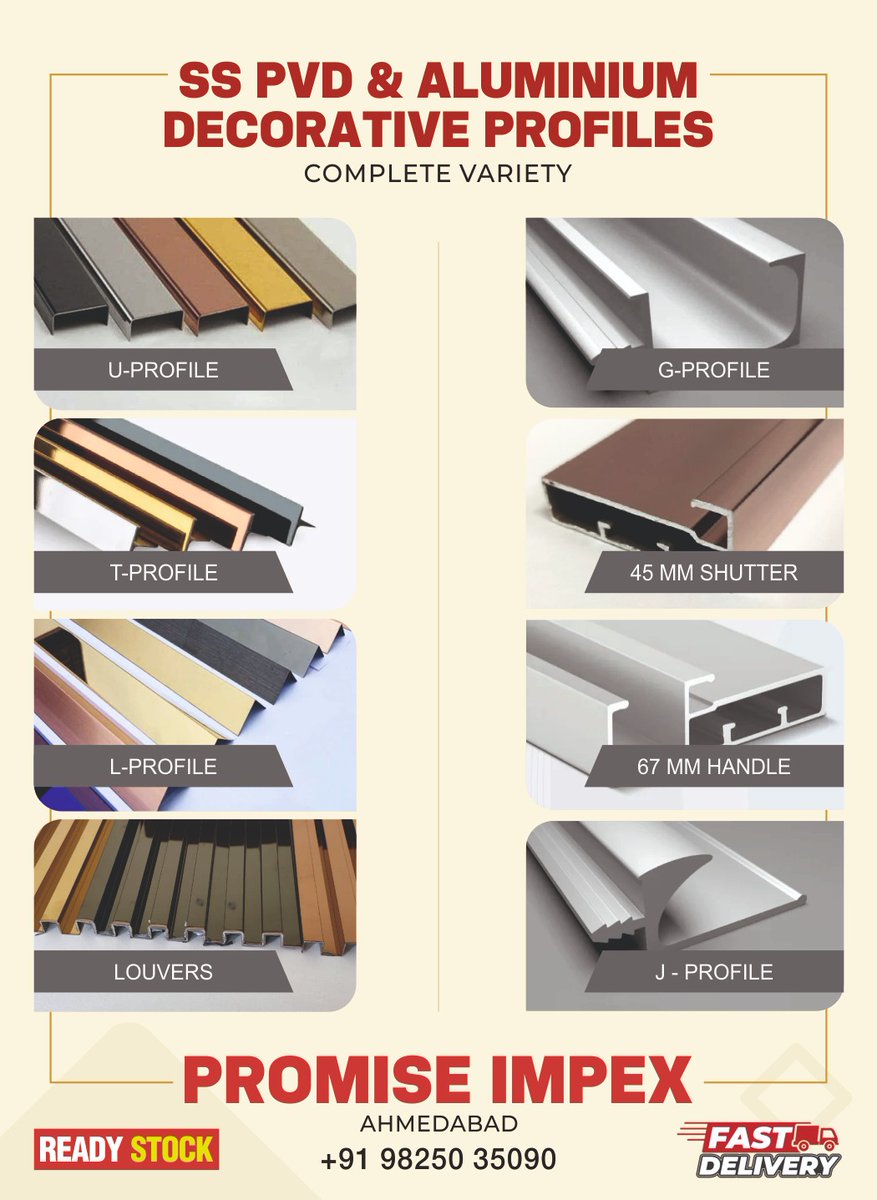clue_hardware's tweet image. COMPLETE VARIETY AVAIALBLE IN SS PVD &amp;amp; IMPORTED ALUMINUM PROFILES

Contact us
Call us at +91 9825035090
Whartapps: bit.ly/4dp1wow

#KitchenUpgrade #PantryUnit #SoftClose #AntiSkidMats #GeometryHardware #ModernKitchen #SpaceSaver #KitchenStorage #HomeImprovement