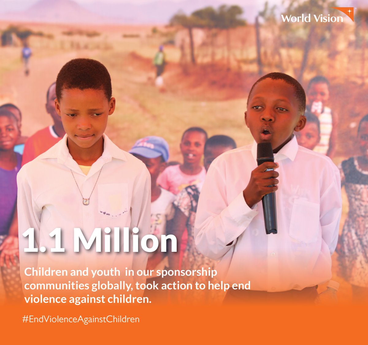 World Vision Lesotho (@worldvisionls) on Twitter photo Children have the right to be heard! 🌍
At <a href="/WorldVision/">World Vision</a>, we prioritize safe, meaningful participation for young voices. Globally, 1.1 million children in our communities took action to help end violence against children.
Together, let's empower the next generation! #EndViolence Children have the right to be heard! 🌍
At <a href="/WorldVision/">World Vision</a>, we prioritize safe, meaningful participation for young voices. Globally, 1.1 million children in our communities took action to help end violence against children.
Together, let's empower the next generation! #EndViolence