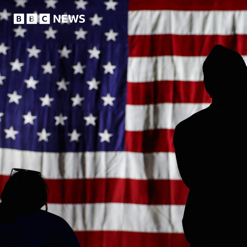 BBCNews's tweet photo. If you're just waking up in the UK - here is everything you need to know about what has happened overnight in the US election