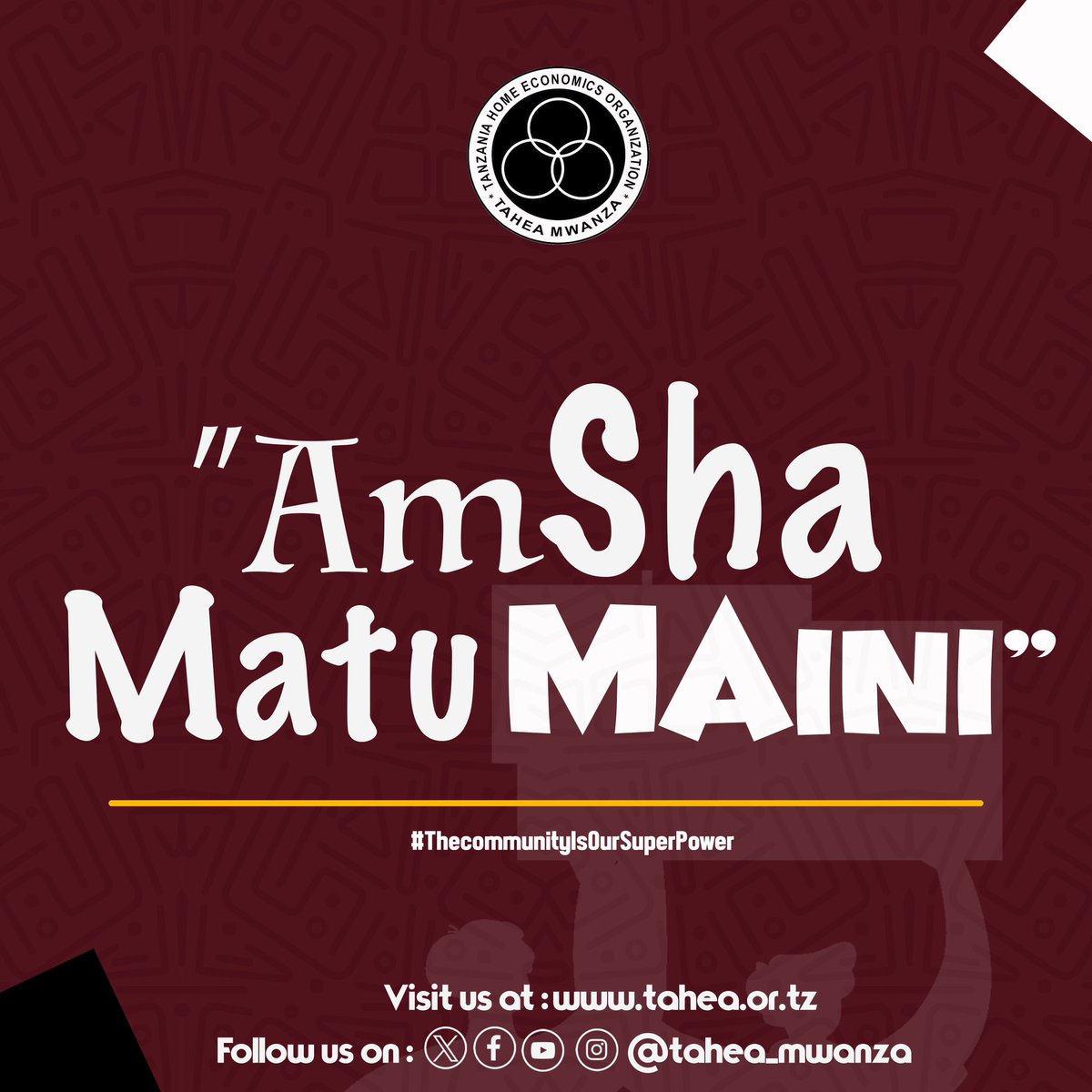 TAHEA Mwanza tweet media
