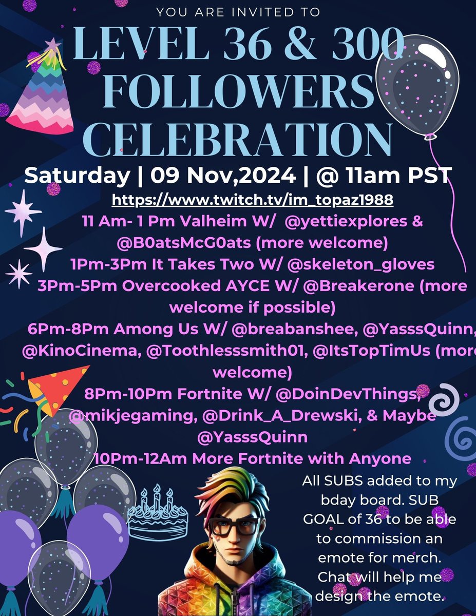 Hope to see you there