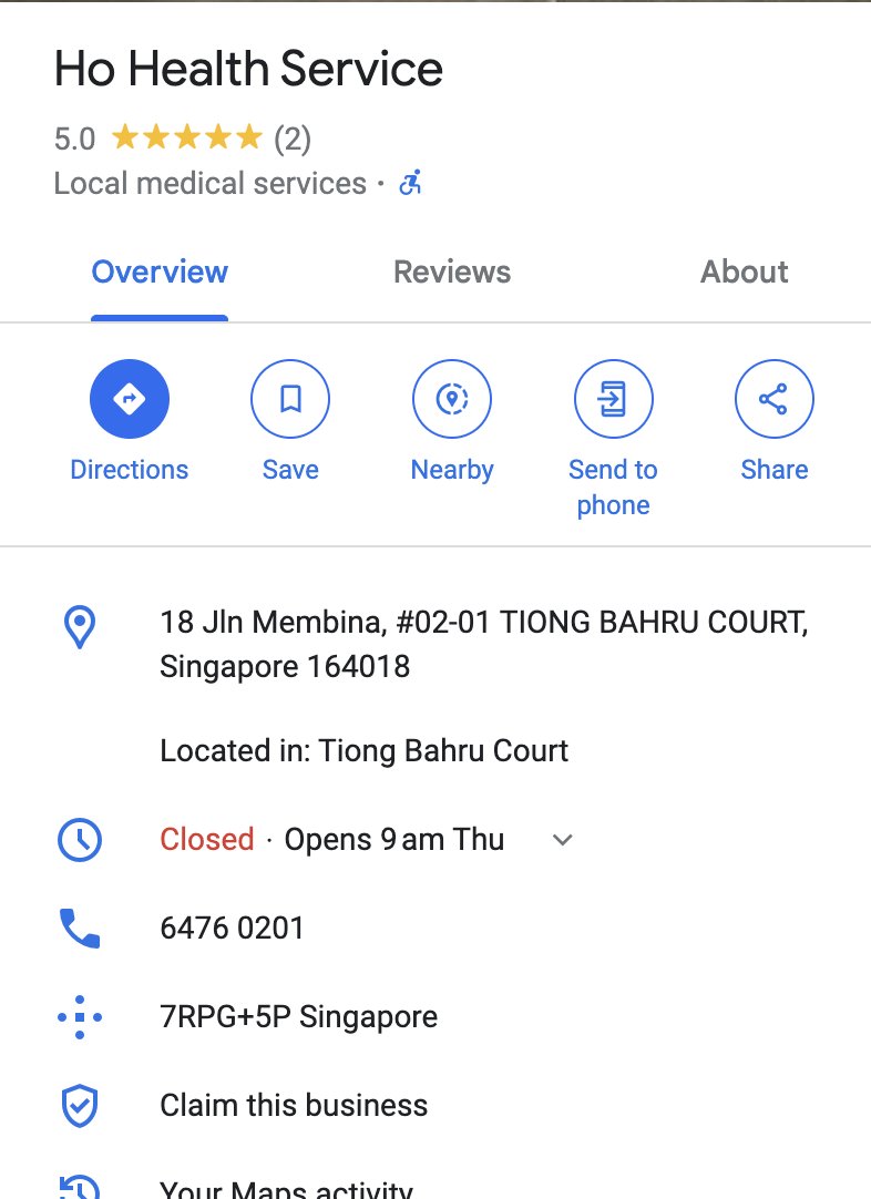 Innerdevcrypto's tweet image. If you are ever in Singapore, go visit here (see picture underneath) 
This acupunturist/chi gong master has the most powerful energy/chi skill i have ever seen in anyone. Can diagnose your issues just by touching you (he was correct in diagnosing something which runs in my…