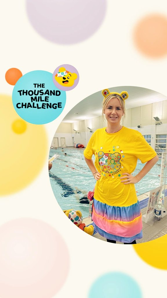 Much love to <a href="/gemmaoaten/">Gemma Oaten</a> and Mummy O for making me this beautiful <a href="/BBCCiN/">BBC Children in Need</a> dress! No comment on my swimming style... but I'm definitely most stylish poolside! Little stars 🌟 Join the Humberside Hammerheads <a href="/RadioHumberside/">BBC Humberside</a> as the big swim challenge continues 🏊‍♂️🏊‍♀️