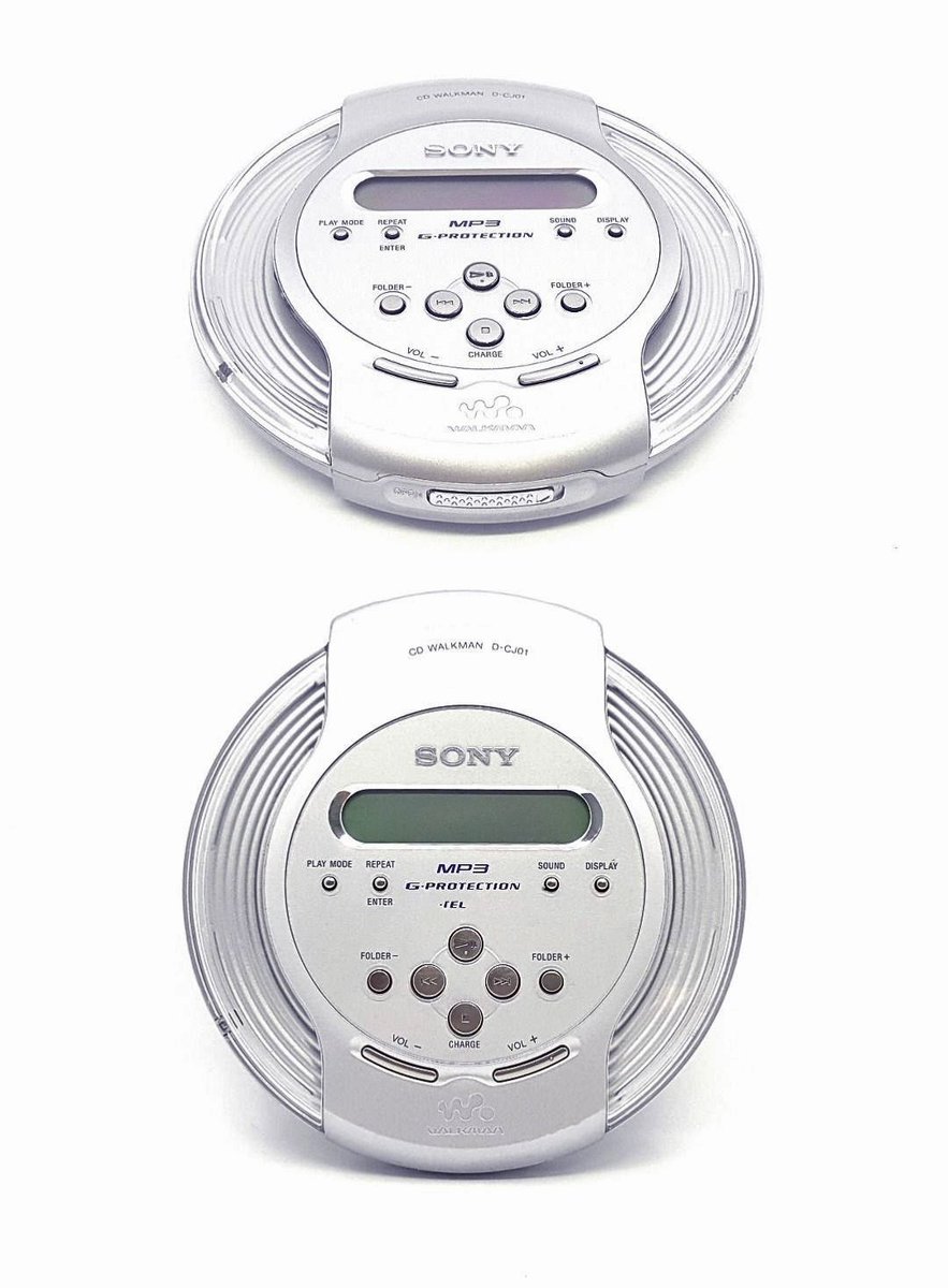 Sony introduced the D-CJ01 portable CD Walkman with MP3 Playback