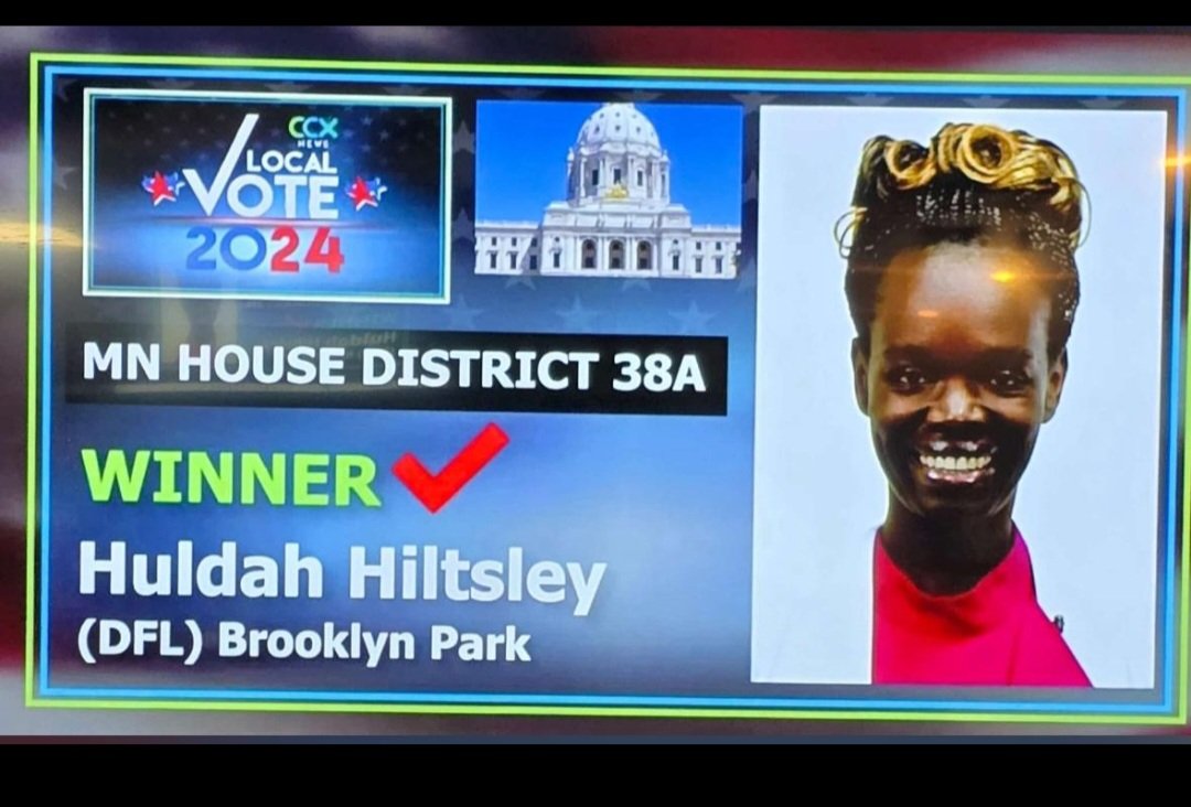 Kenyan- born Huldah Momanyi Hiltsley wins Minnesota House seat.
