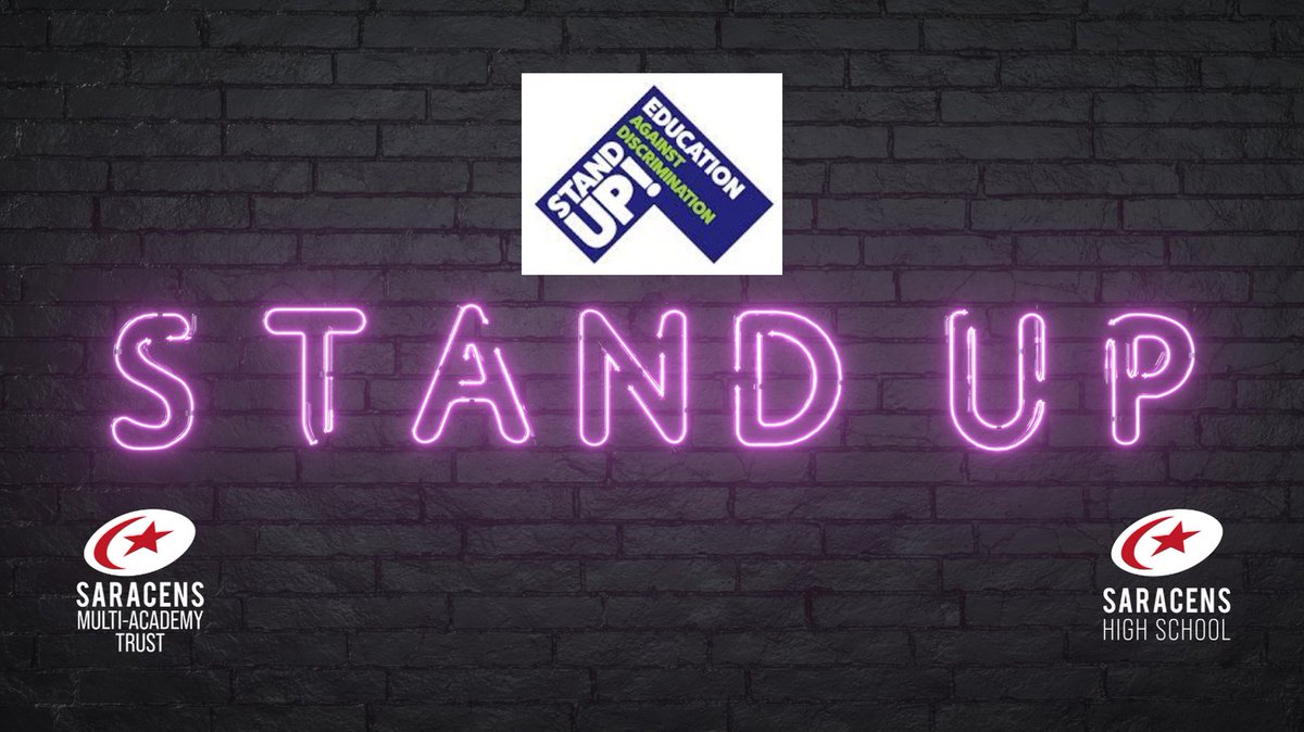 Saracens High School (@saracenshighsch) on Twitter photo We are grateful to <a href="/StandUpEAD/">Stand Up! Education</a> for running sessions for all of our Year 8 pupils this week. This important government funded project empowers young people to tackle discrimination, antisemitism &anti-Muslim hate.
#PSHCE #upstander #workingtogether #antiracism #interfaith We are grateful to <a href="/StandUpEAD/">Stand Up! Education</a> for running sessions for all of our Year 8 pupils this week. This important government funded project empowers young people to tackle discrimination, antisemitism &anti-Muslim hate.
#PSHCE #upstander #workingtogether #antiracism #interfaith