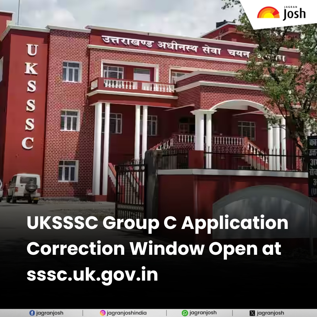 Jagranjosh's tweet image. UKSSSC has opened the application correction window for UKSSSC Recruitment 2024.

tinyurl.com/4r4dek6p

#UKSSSC #applicationcorrection #correctionwindow #recruitment