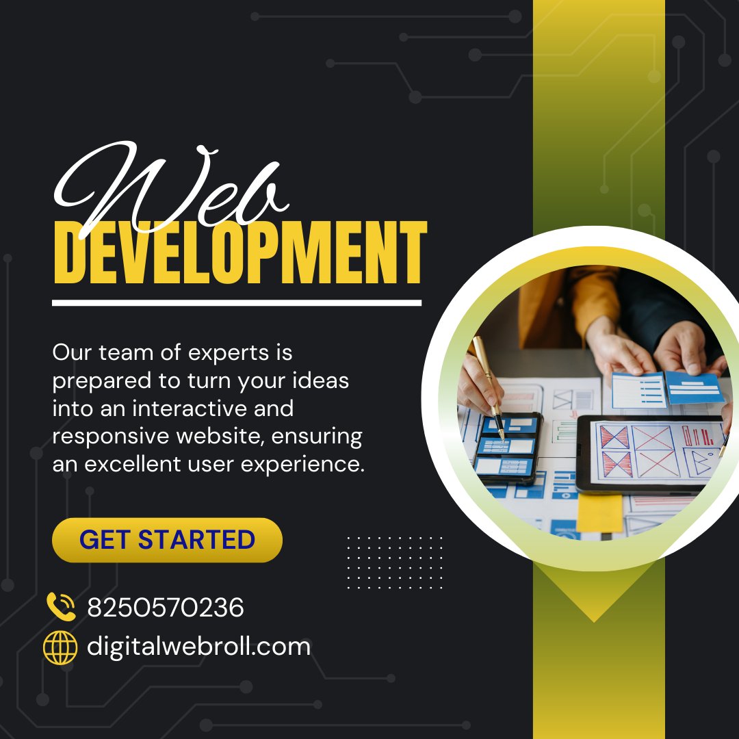 digitalwebroll's tweet photo. If you want a website, contact us today. Our team of developers is ready to help scale your business. 

#website #WebsiteDesign  #WebsiteBuilder #websites #webdesigner #websitecreation https://t.co/IMji0DVt0f