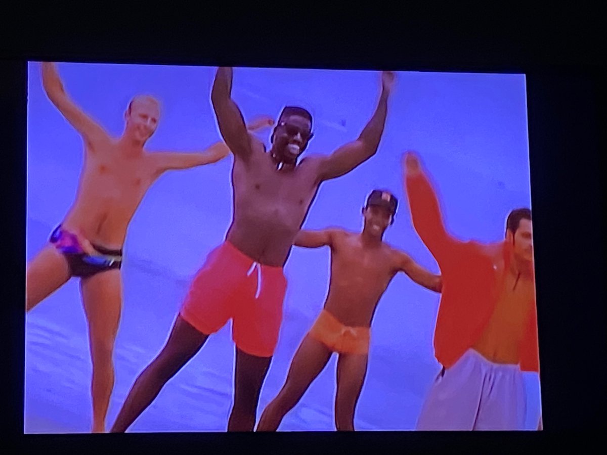 Did anyone else ever notice they ran out of beefcakes in the Shoop music vid and had to use these two dorks?